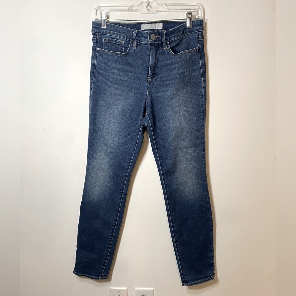 Athleta Skinny Dark Blue Jeans Size 6
